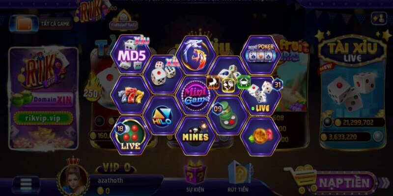 Khám phá cụ thể về mini game Rikvip