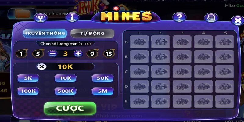 Một số tựa game hấp dẫn có tại mini game Rikvip